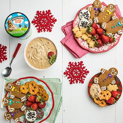 Step 4 cookies, pretzels, graham crackers, and other treats for dipping
