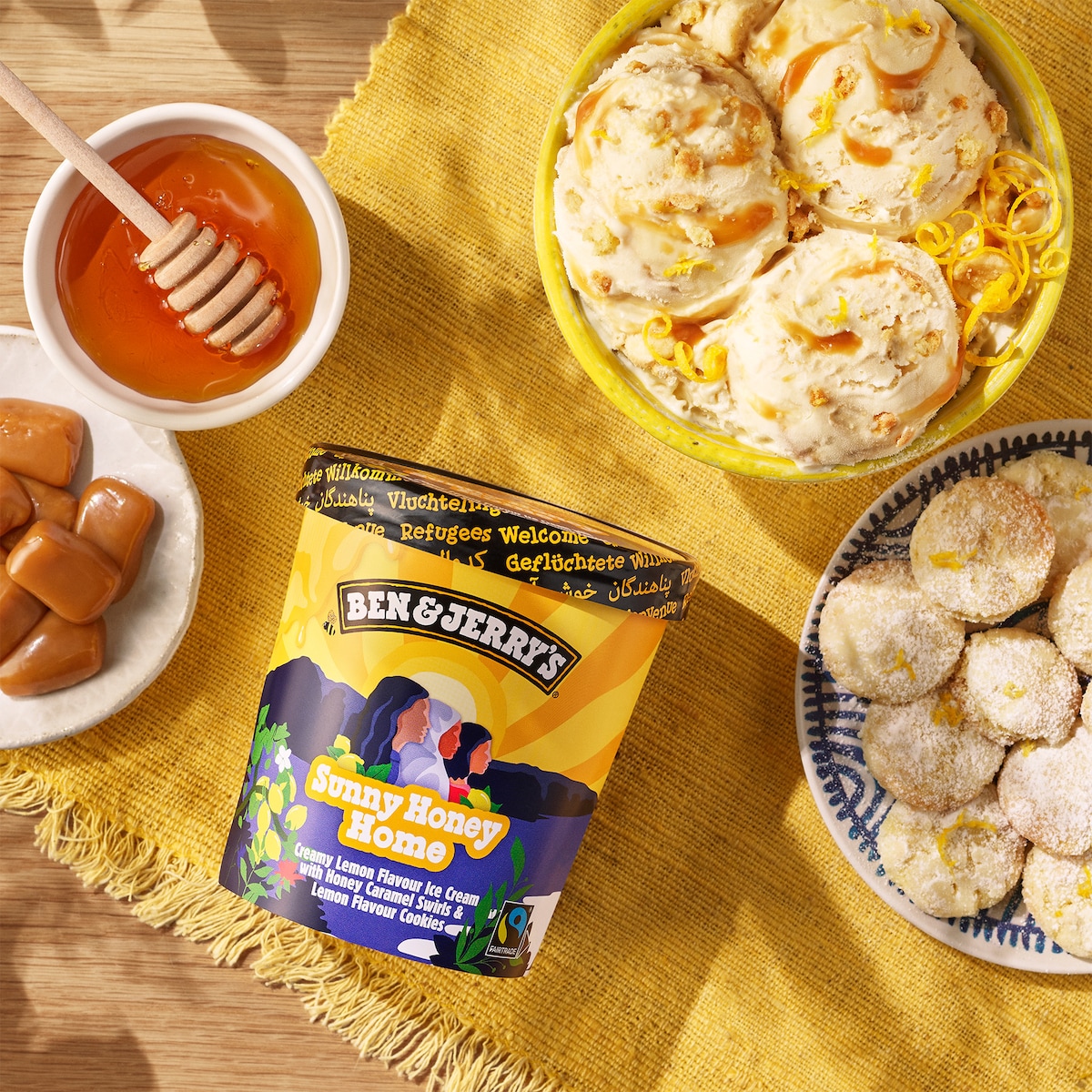 Sunny Honey Home Origineel ijs - Pint 2 / 4